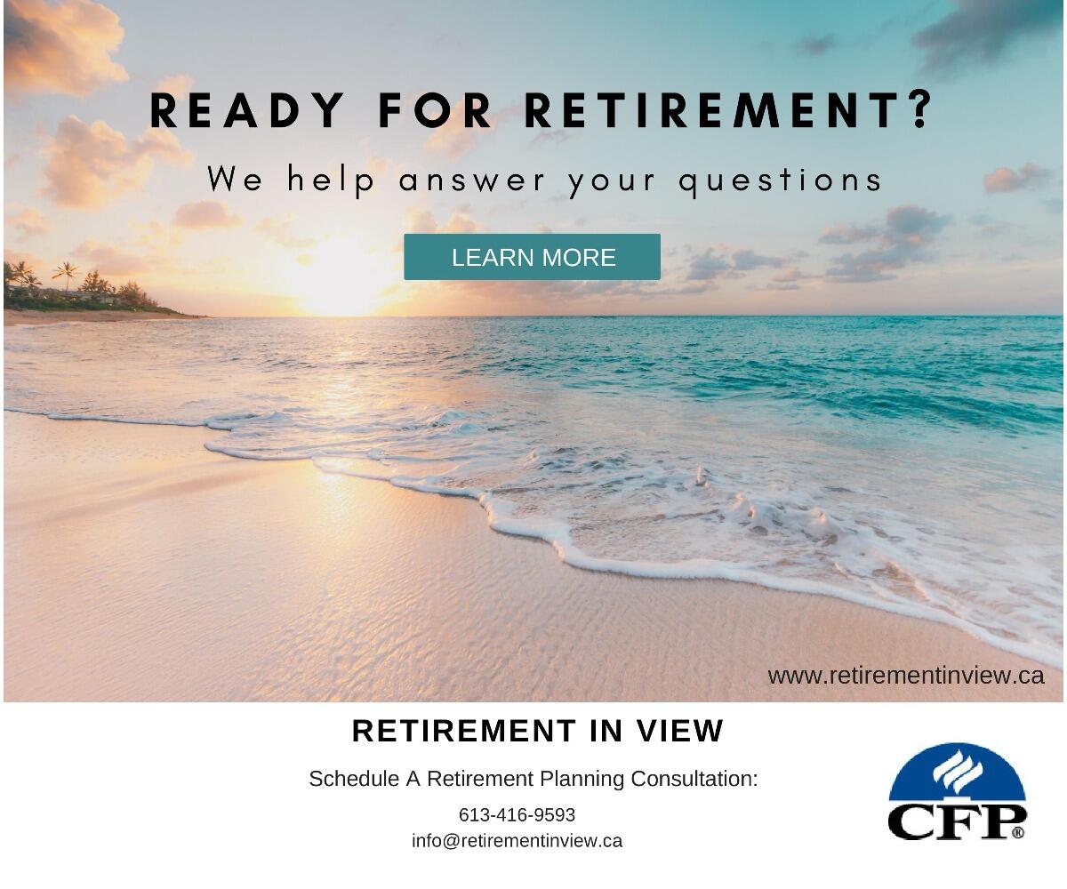 Retirement in View: Independent, Fee Only Financial Planner Ottawa